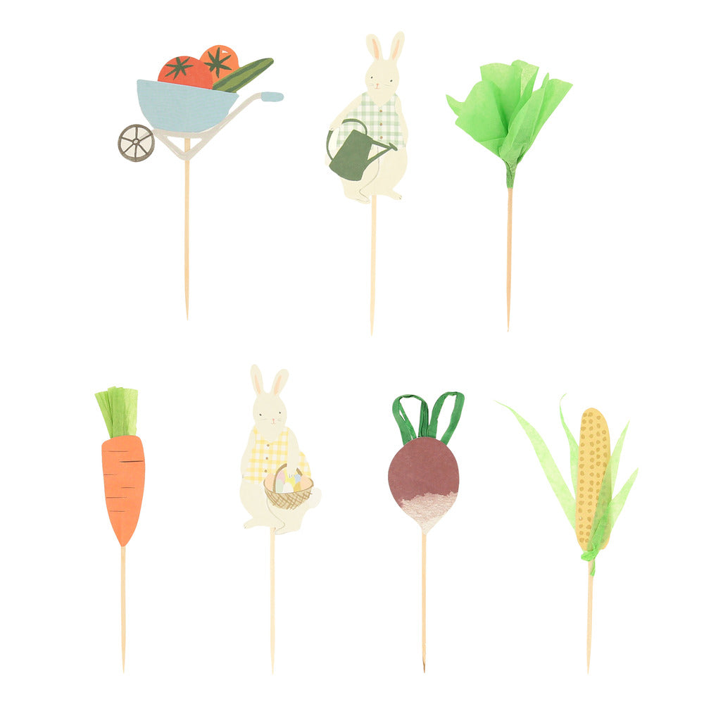 Kit de cupcakes Jardinera de Conejos