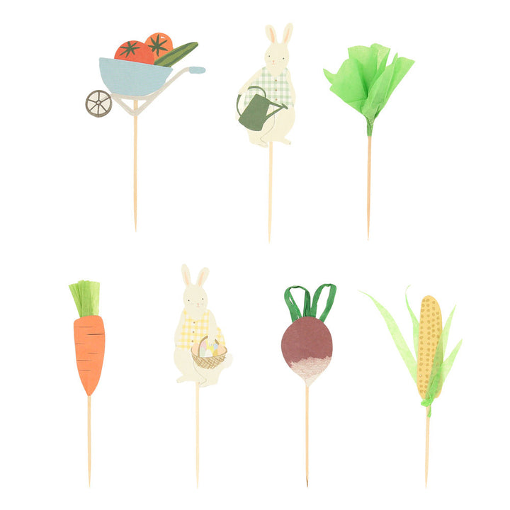Kit de cupcakes Jardinera de Conejos