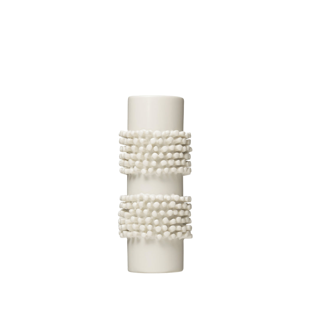 Jarrón o Florero de Cerámica blanco