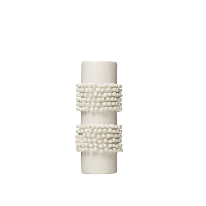 Jarrón o Florero de Cerámica blanco