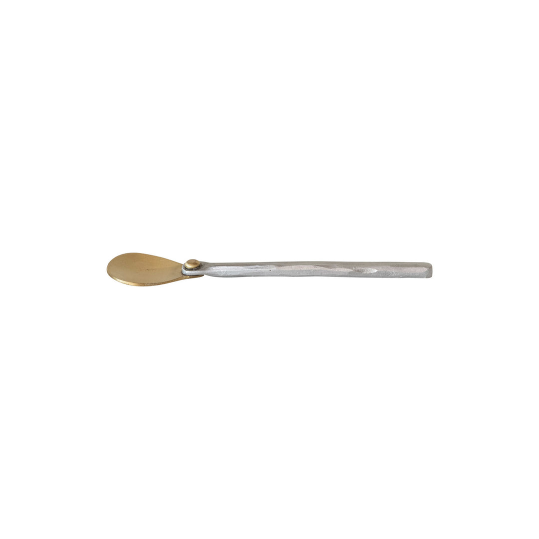 Cuchara Martillada Bronce & Aluminio Pequeña