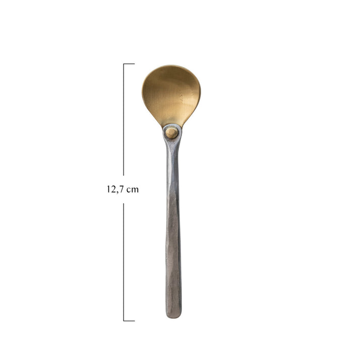 Cuchara Martillada Bronce & Aluminio Pequeña