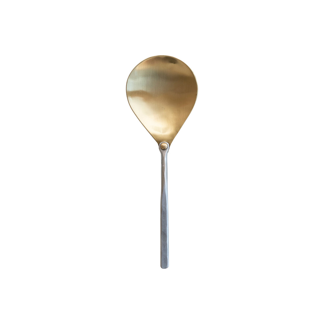 Cuchara Martillada Bronce & Aluminio