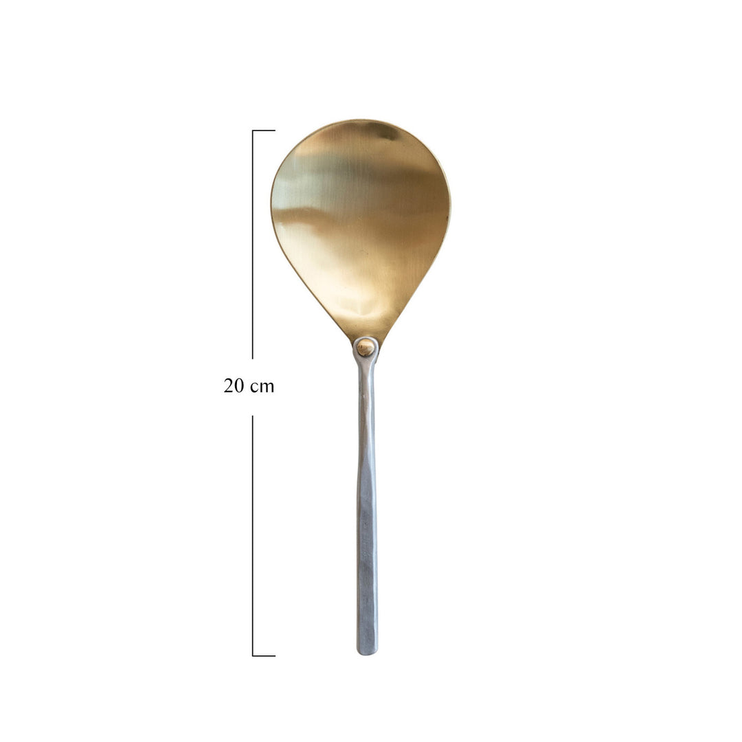 Cuchara Martillada Bronce & Aluminio