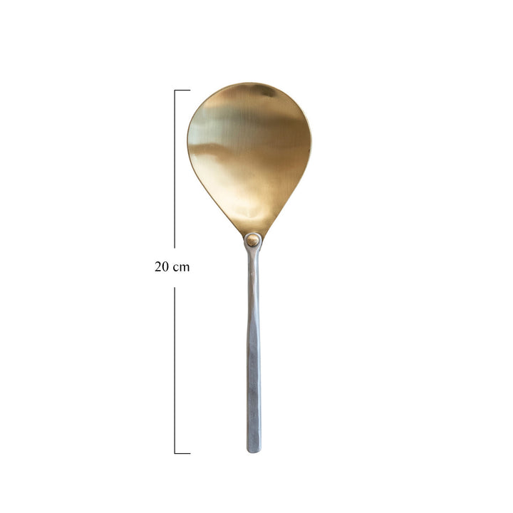 Cuchara Martillada Bronce & Aluminio
