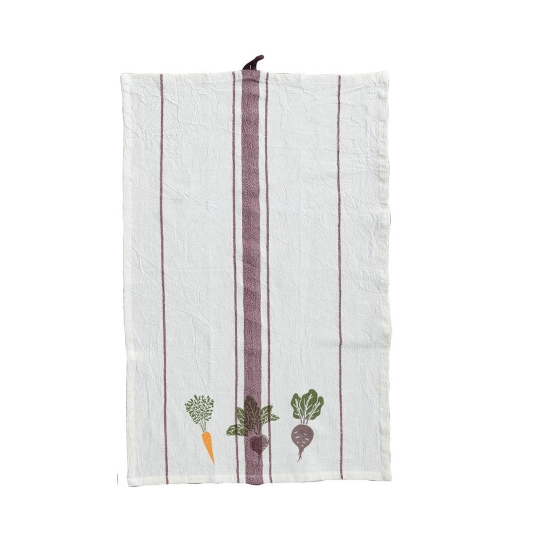 Paño de Cocina Estampado Verduras