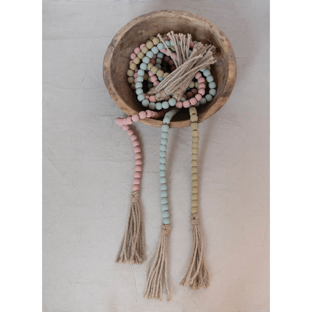 Guirnalda madera Pastel
