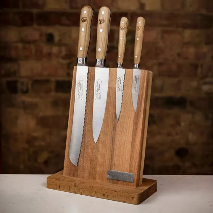 Bloque 4 Cuchillos de Cocina Laguiole
