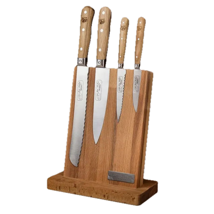 Bloque 4 Cuchillos de Cocina Laguiole