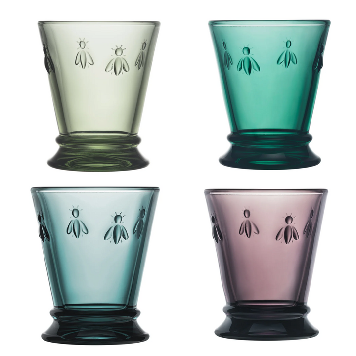 Set 4 Vasos Abeja Colores - La Rochere