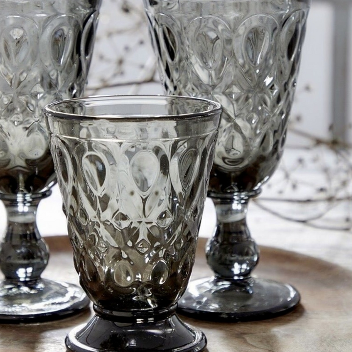 Set 6 Vasos Lyonnais Gris 200ml - La Rochere