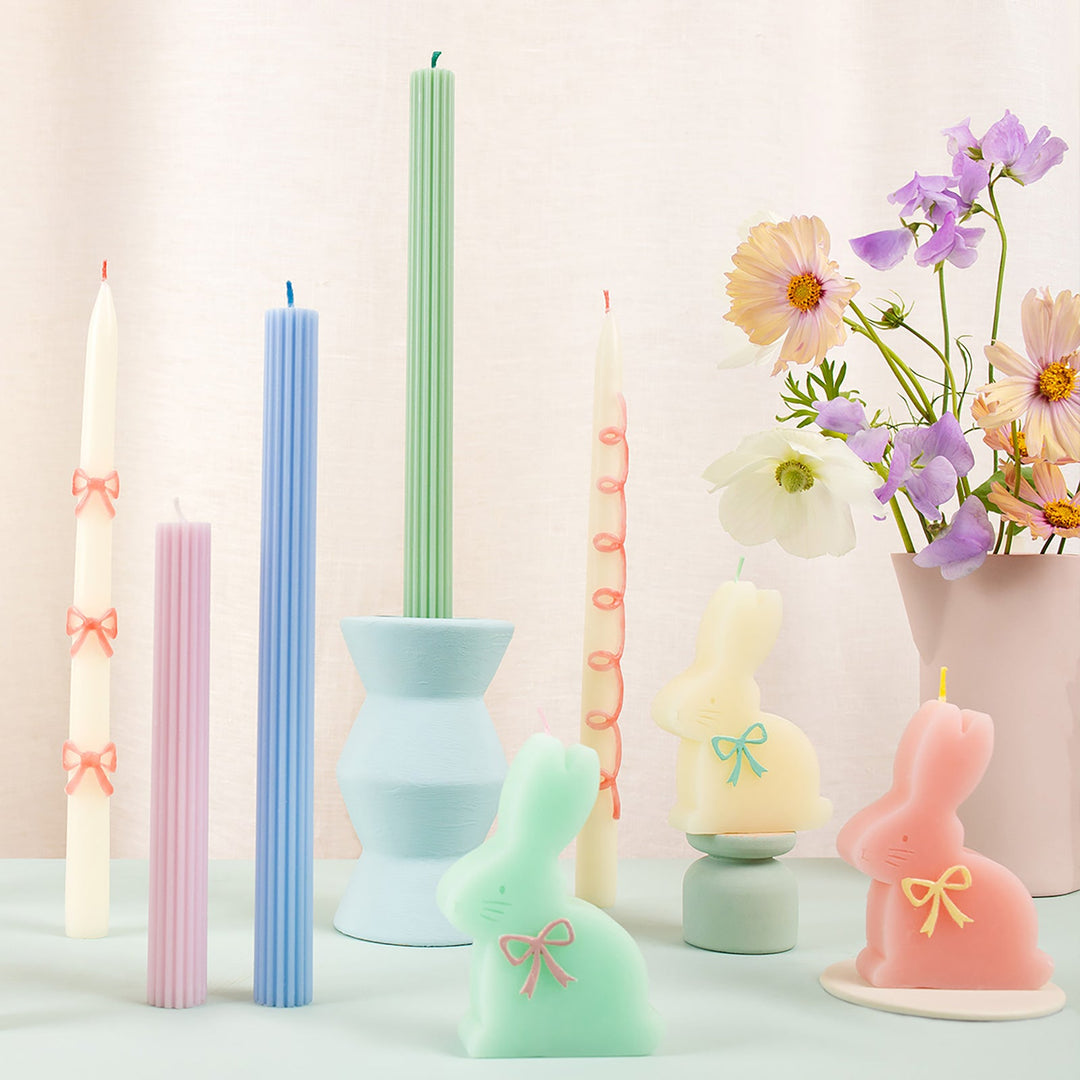 Velas de Mesa con forma de Conejo