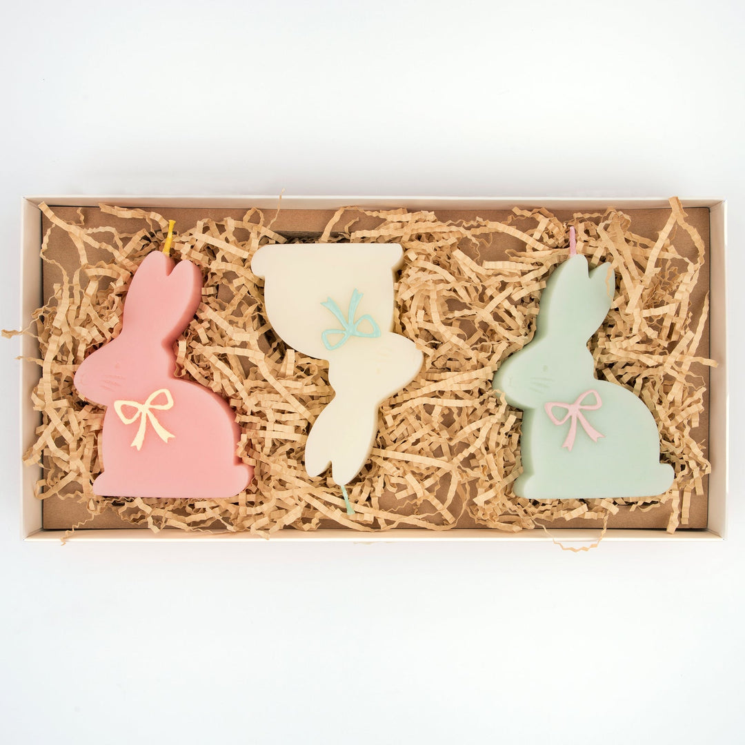 Velas de Mesa con forma de Conejo
