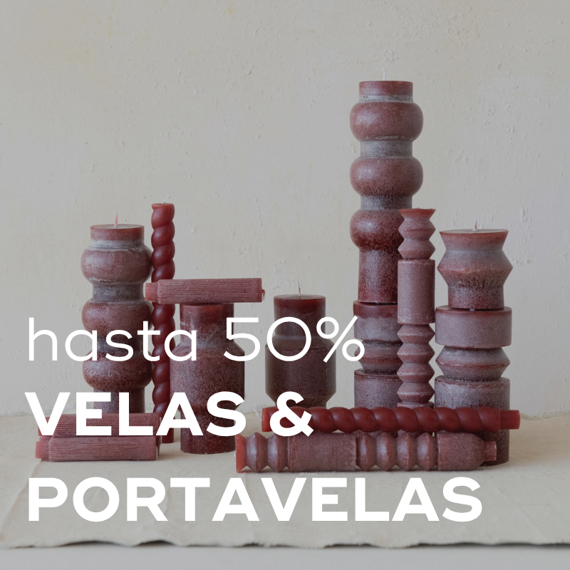 hasta 50% - Velas & Portavelas