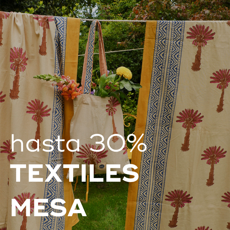 hasta 30% - Textiles Mesa