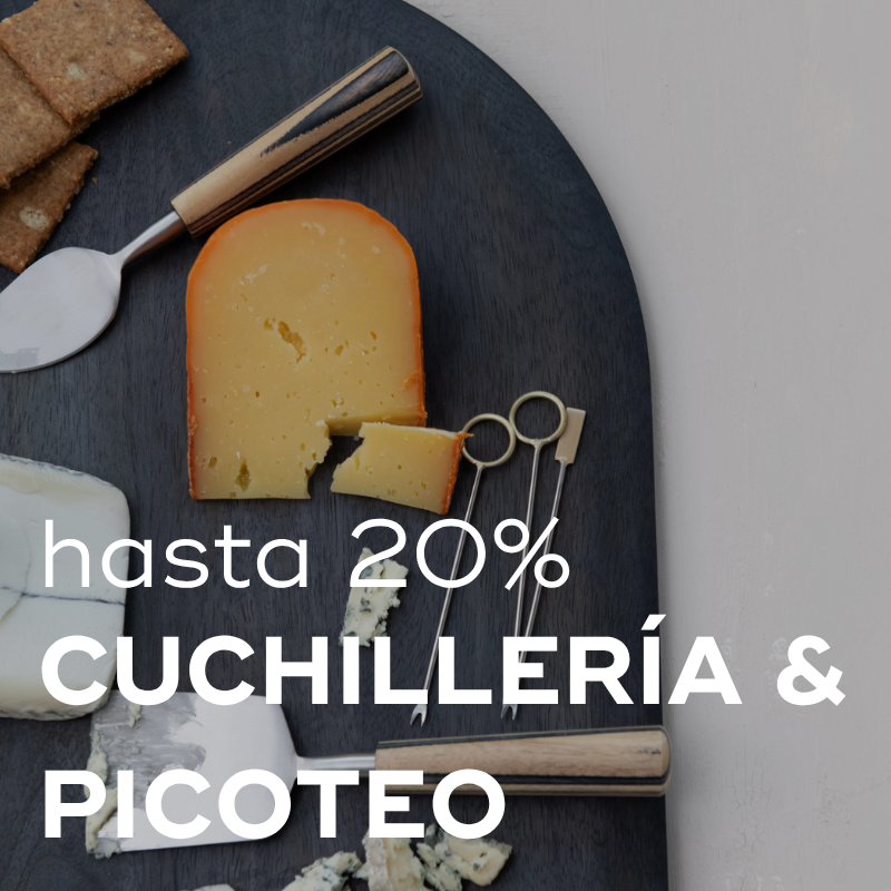 hasta 20% - Cuchillería & Picoteo