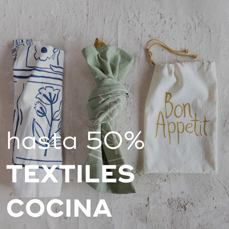 hasta 50% - Textiles Cocina