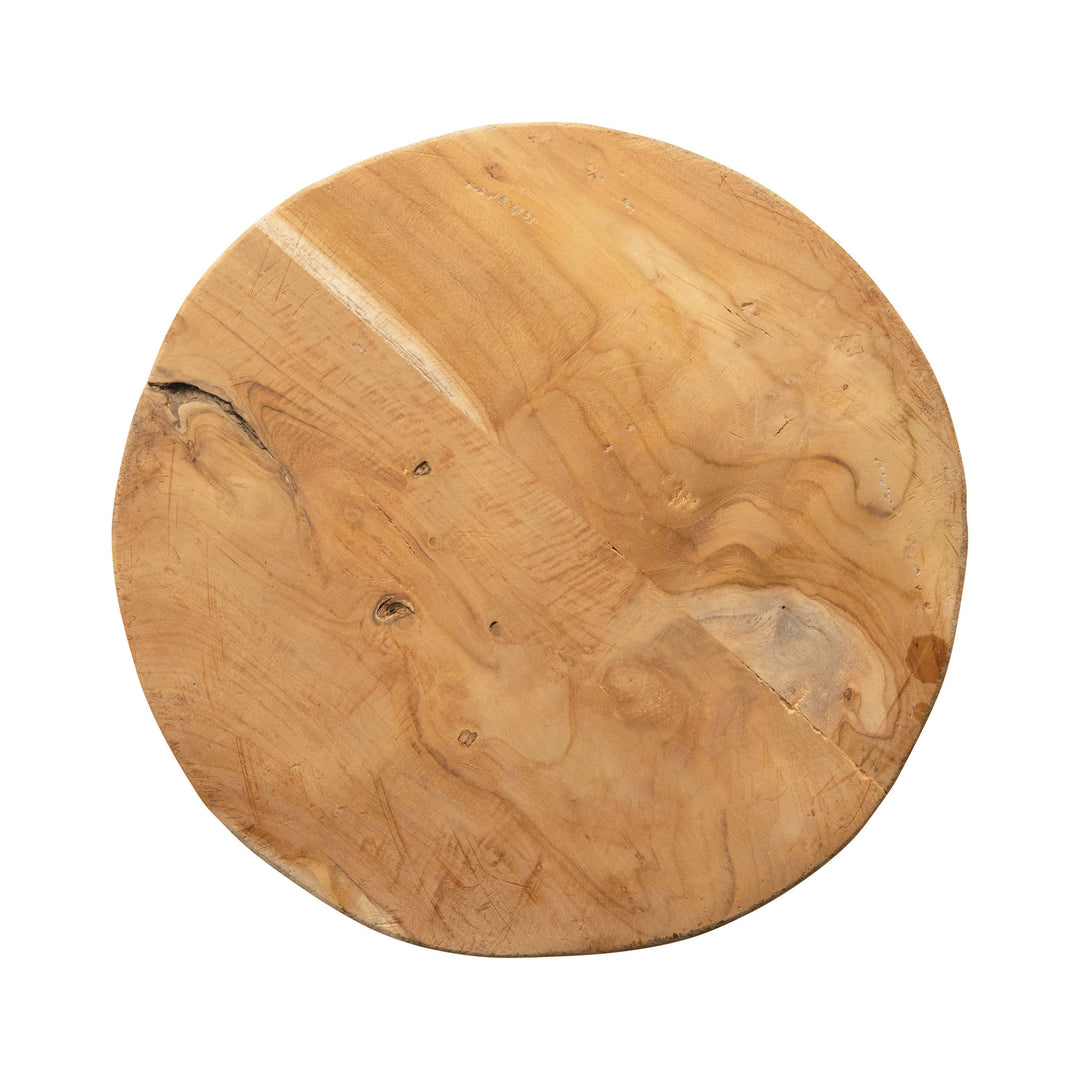 Piso circular de madera