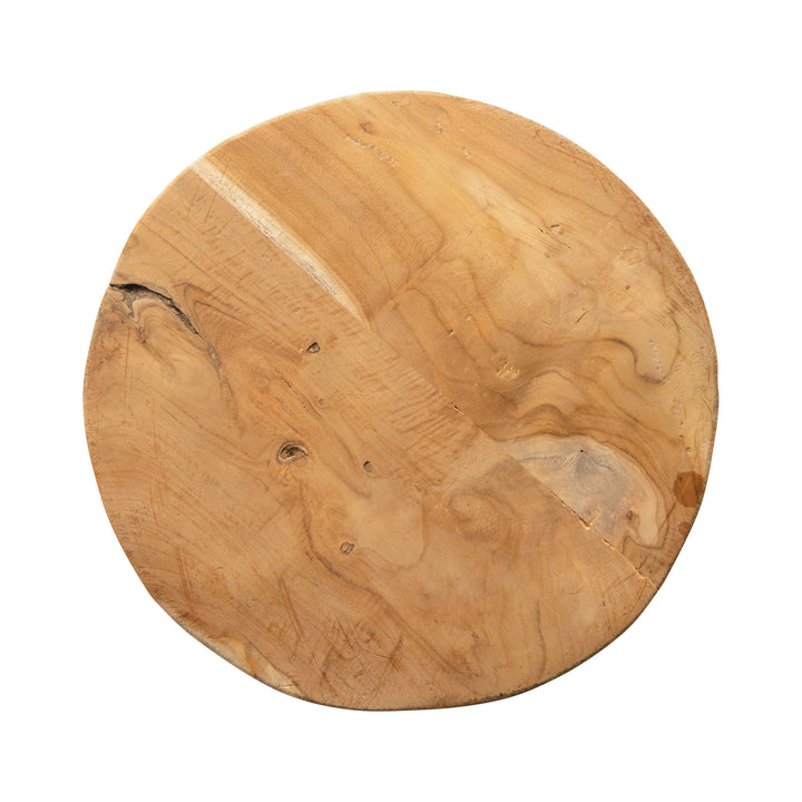 Piso circular de madera