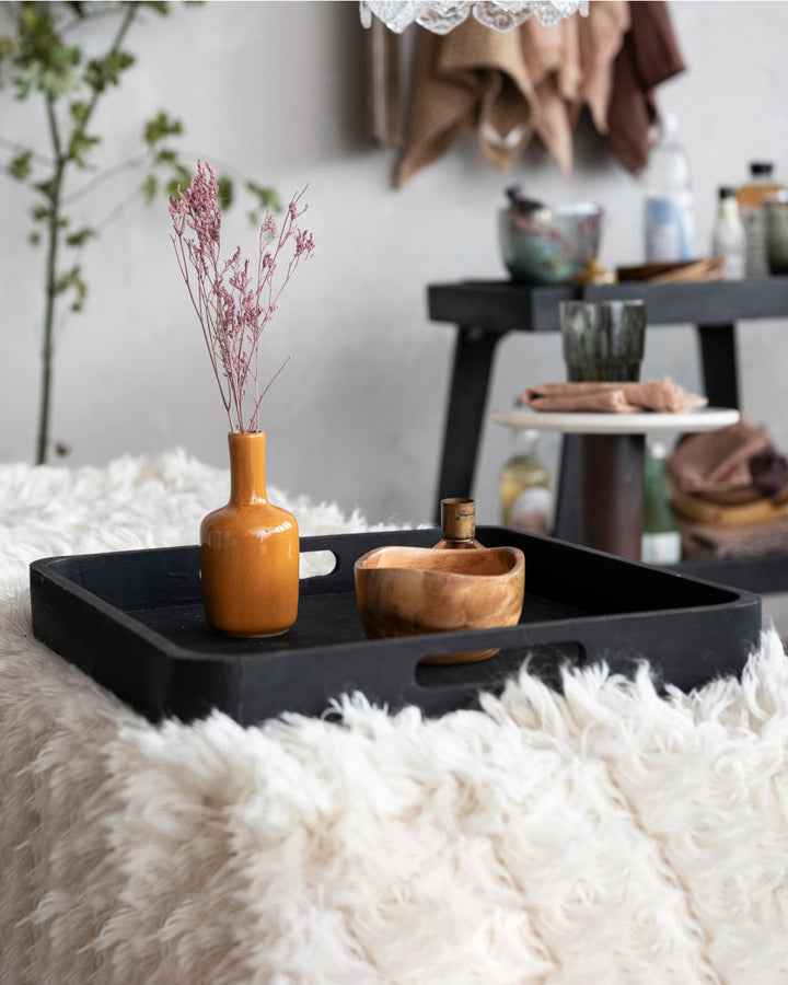 Bandeja de Madera Negra