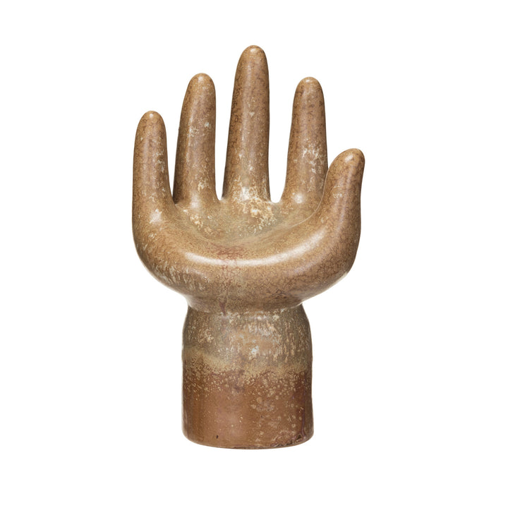 Mano Cerámica Café Alta