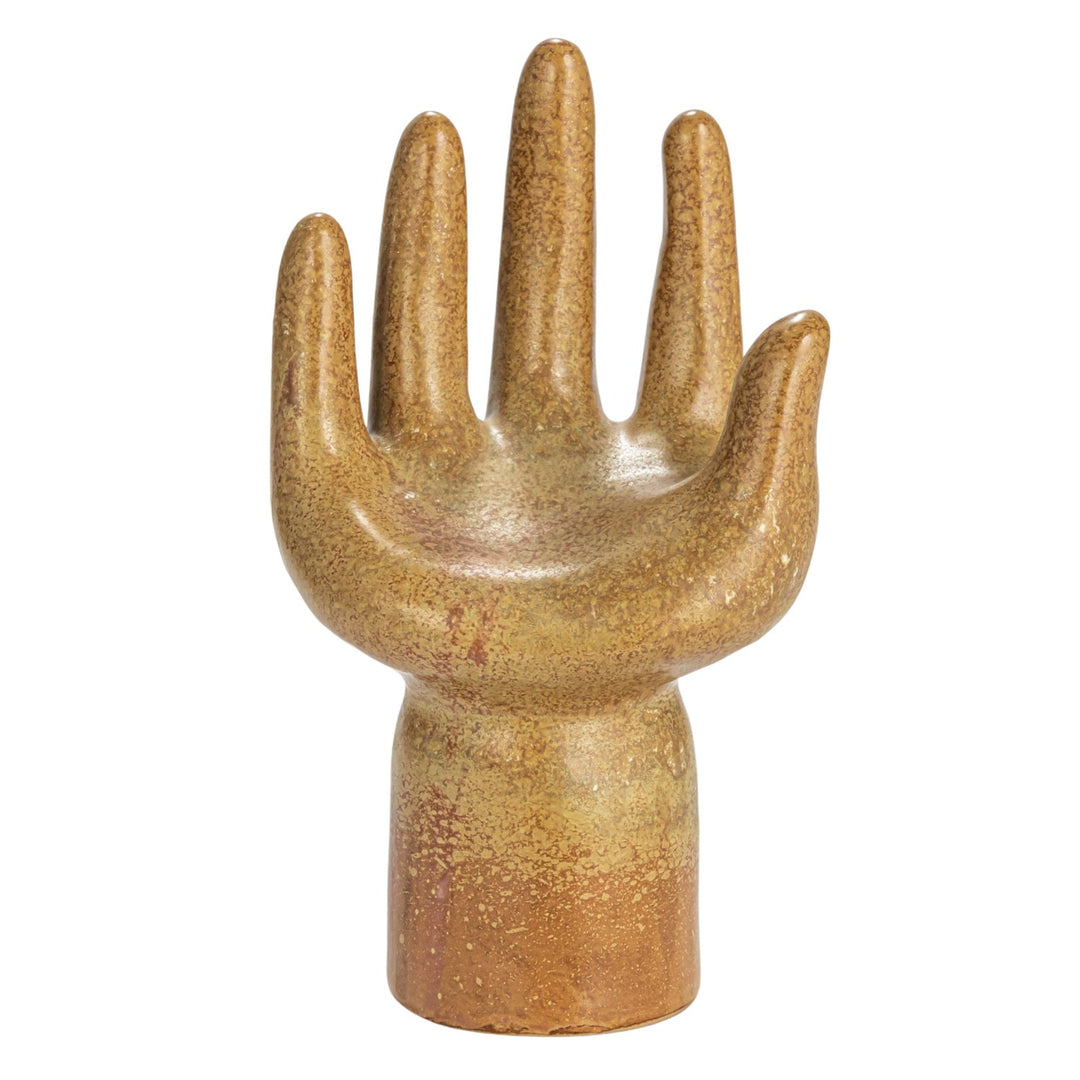 Mano Cerámica Café Alta