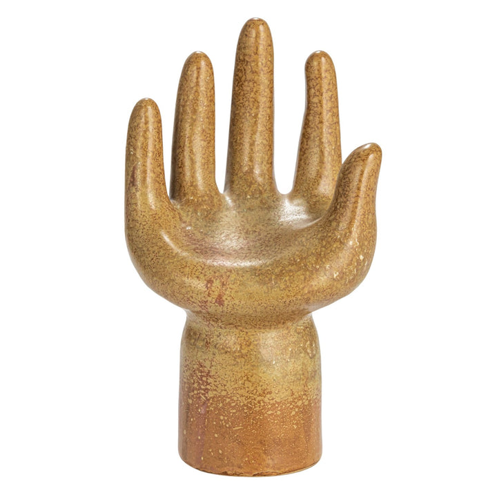 Mano Cerámica Café Alta