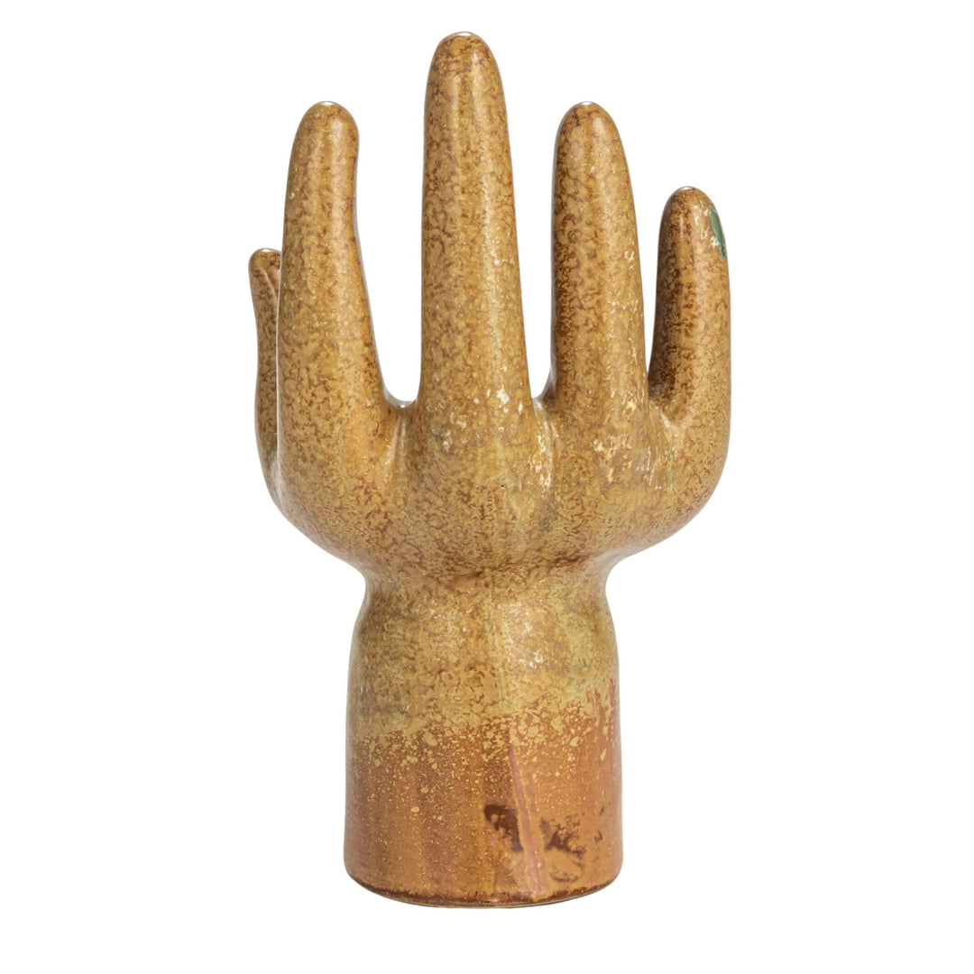 Mano Cerámica Café Alta
