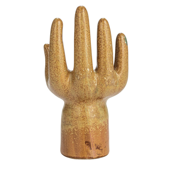 Mano Cerámica Café Alta