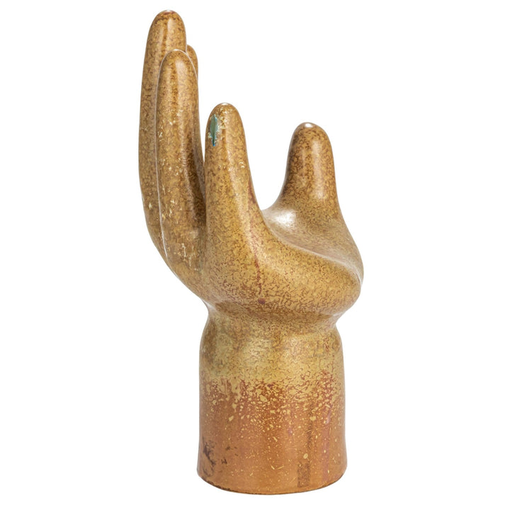 Mano Cerámica Café Alta