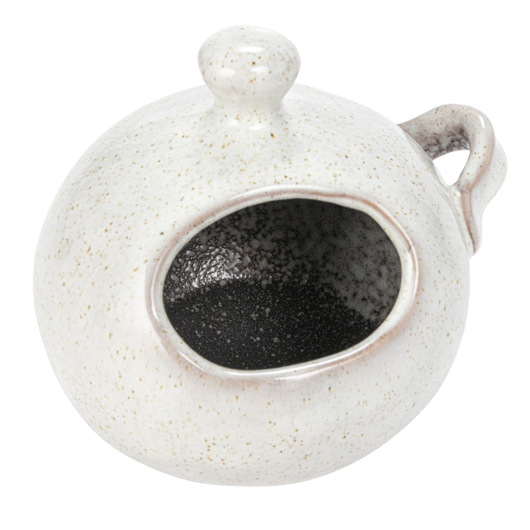 Salero de Gres con Cuchara y Base