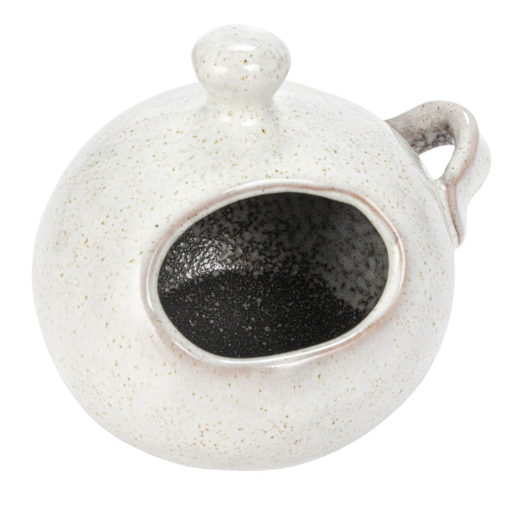 Salero de Gres con Cuchara y Base