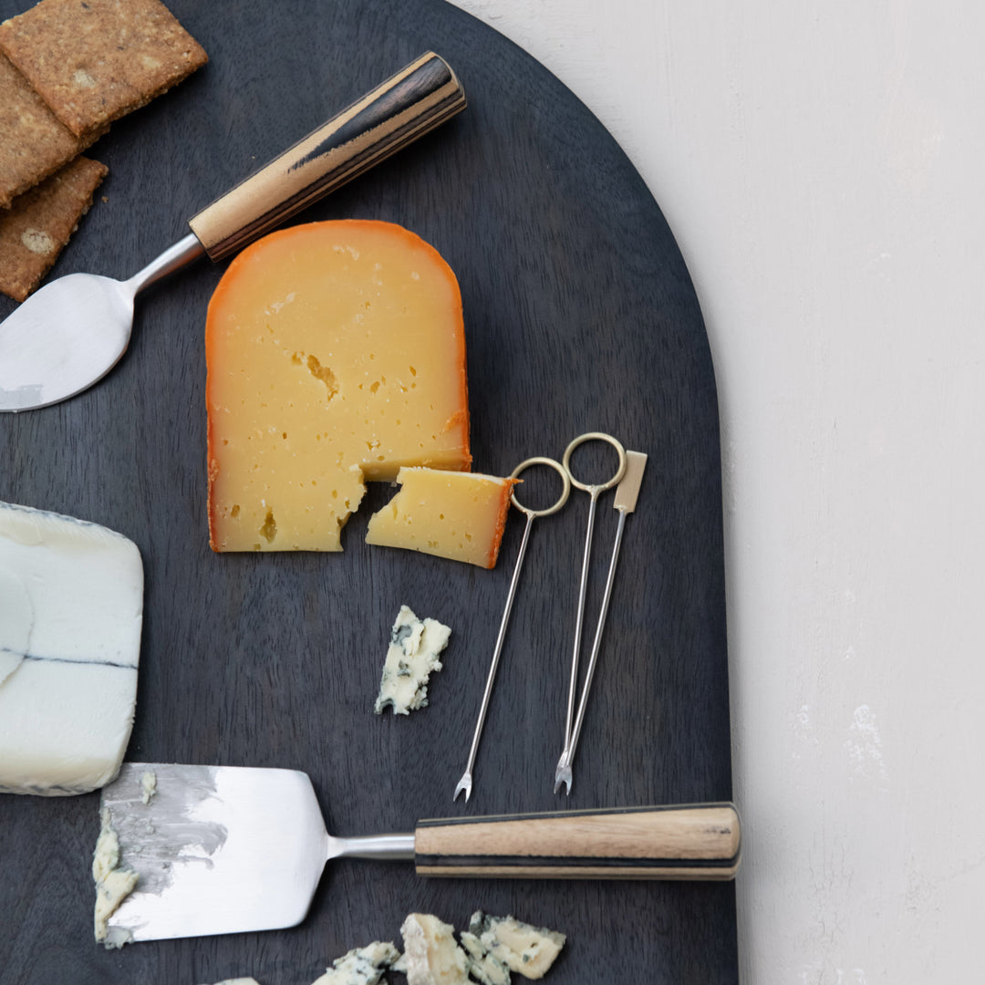 Set de Pinchos de Aperitivo con base de madera