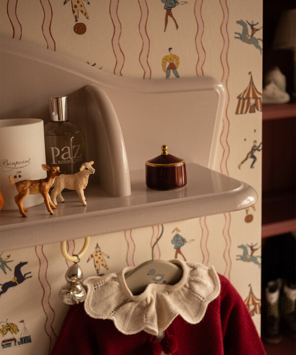 Caja Circus Mini Bailey Burgundy