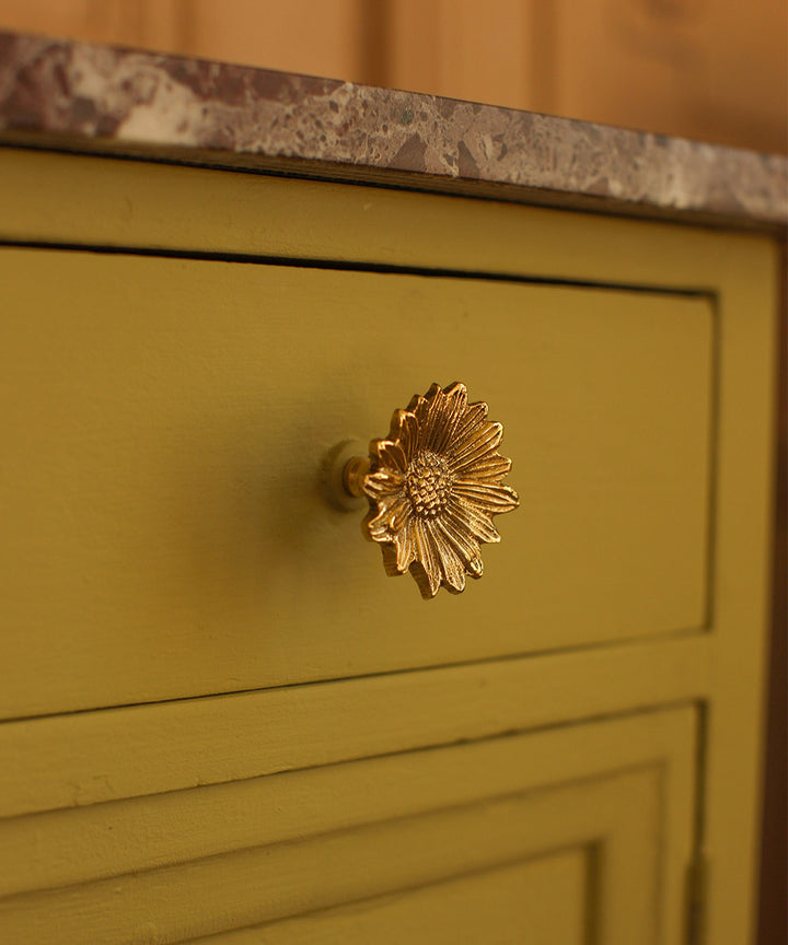 Tirador Bronce Flor Daisy
