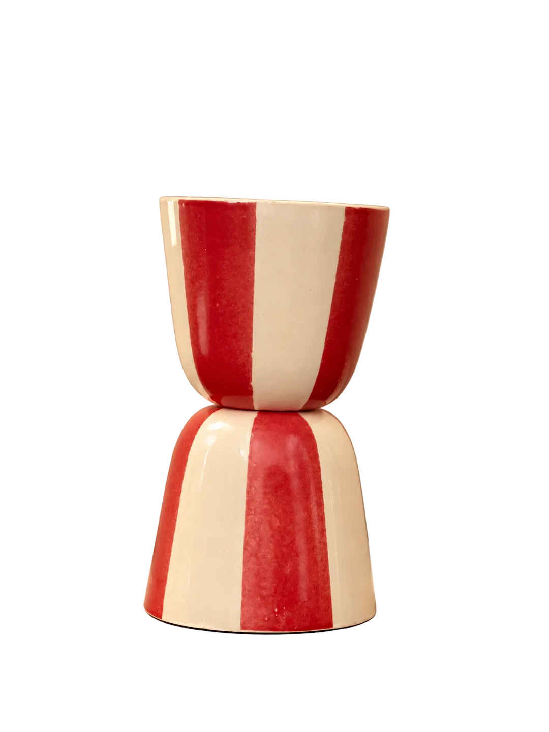 Lámpara de Mesa Burano Rayas Roja (producto a pedido)