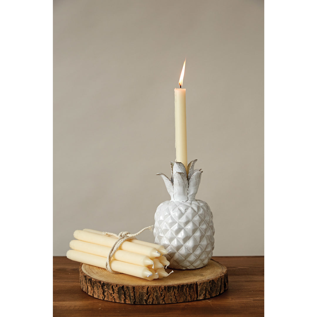 Velas Crema Set de 12