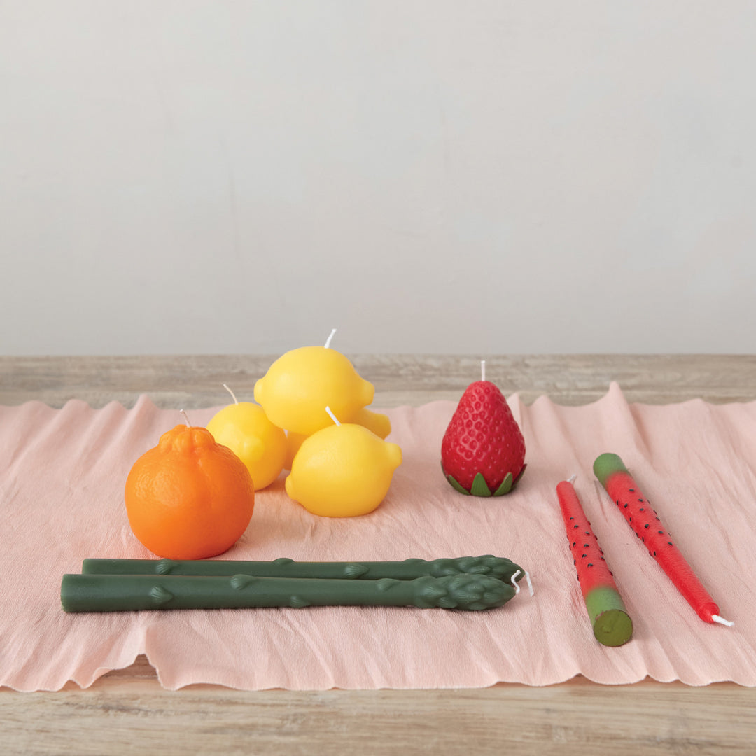 Velas Espárrago (Set de 2)