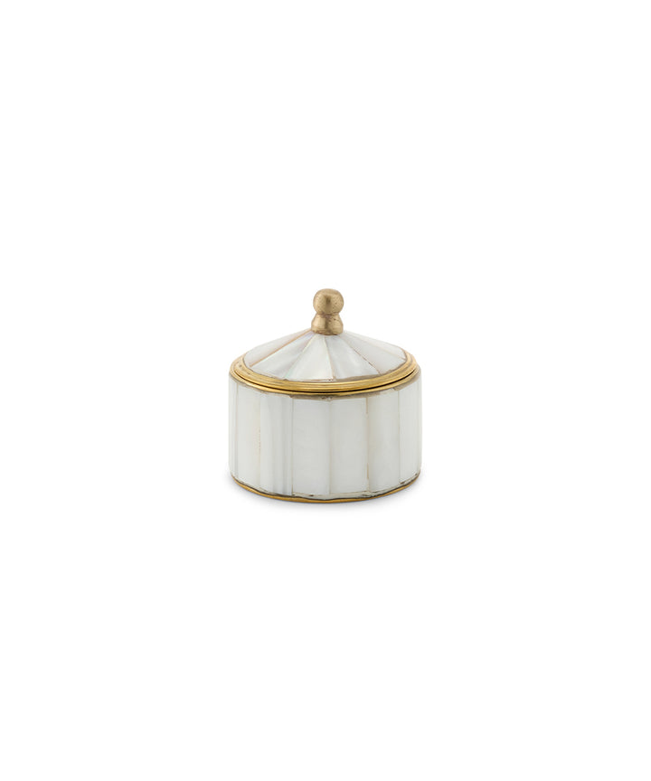 Caja Mini Bailey Blanco Perlada