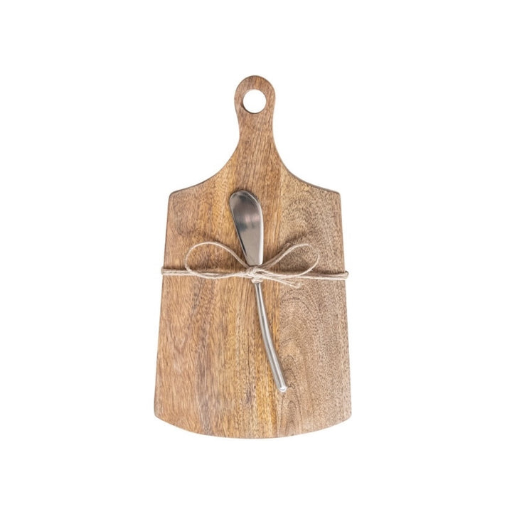 Set Tabla de Madera y Cuchillo