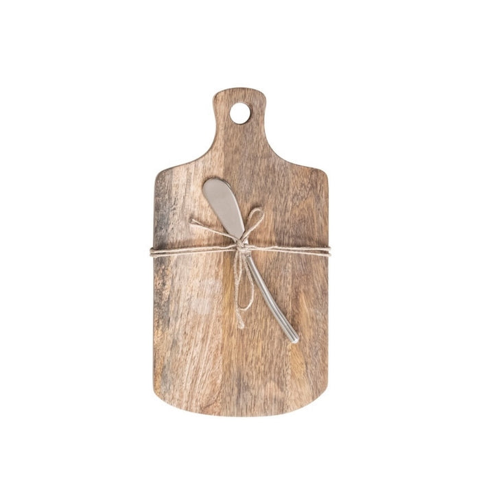 Set Tabla de Madera y Cuchillo