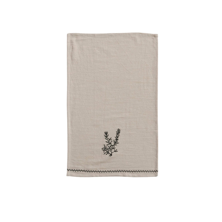 Paño de Cocina Campestre Bordado, 4 diseños
