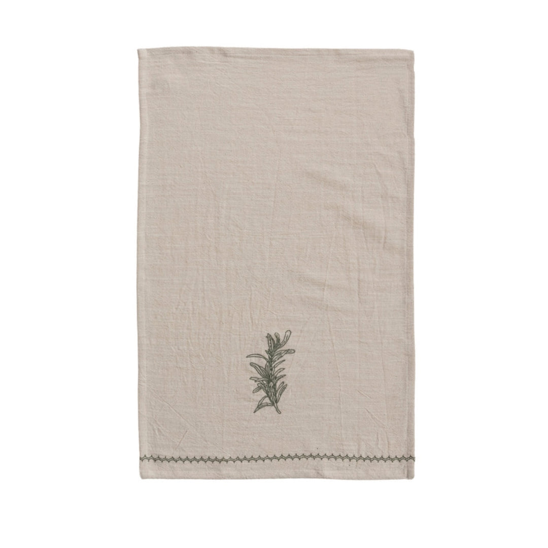 Paño de Cocina Campestre Bordado, 4 diseños
