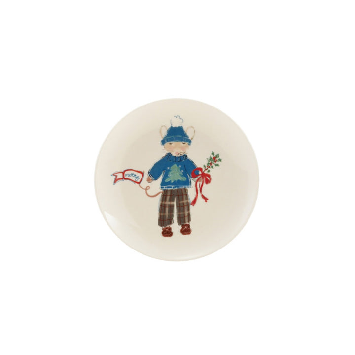 Plato de Cerámica Ilustrado Ratoncito, 4 estilos