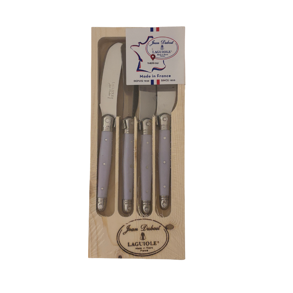 Set de 4 Cuchillos para Mantequilla Laguiole - Lavanda