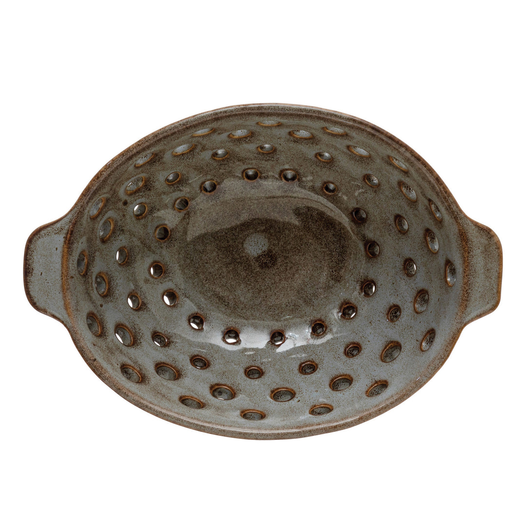 Bowl Colador Oval de Cerámica