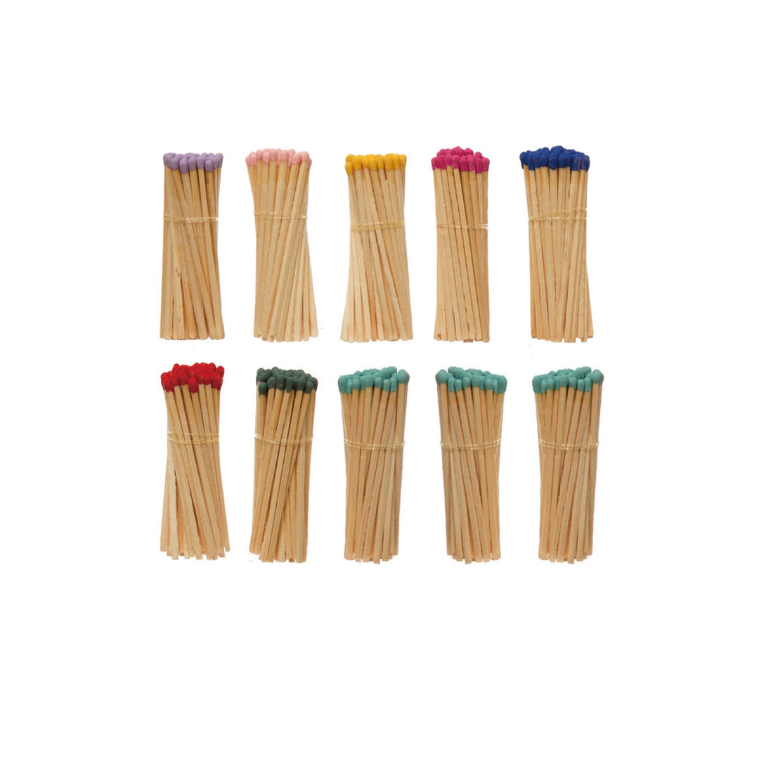 Fósforos con Puntas de Color