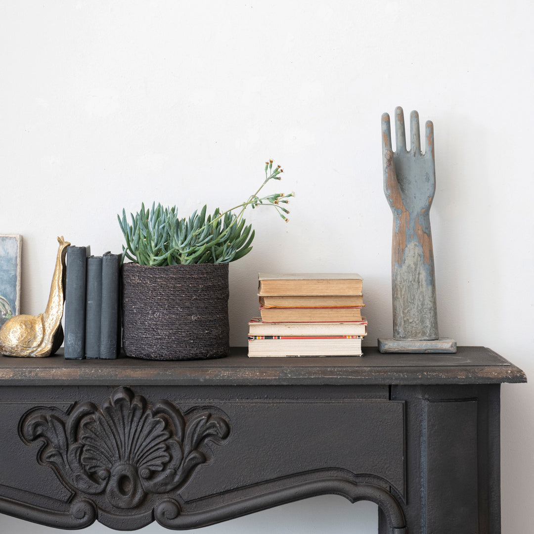 Escultura Mano de Madera Blue