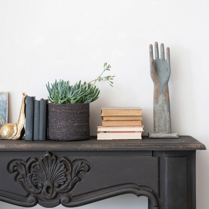 Escultura Mano de Madera Blue