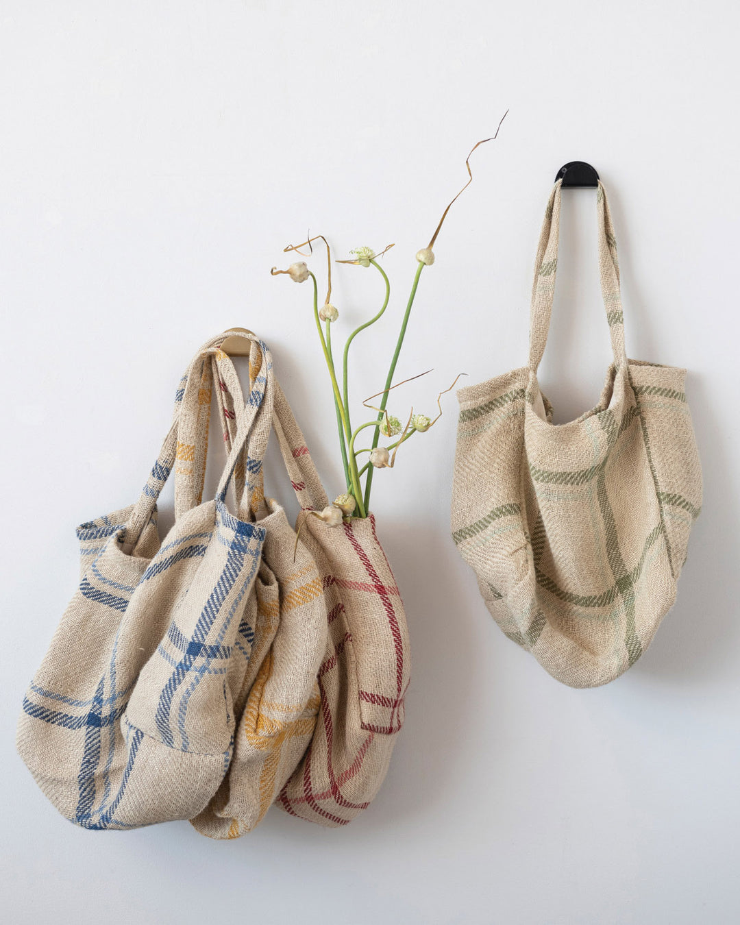 Bolso Tote Cuadrillé